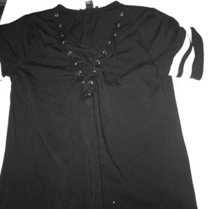 Lace up forever 21 shirt